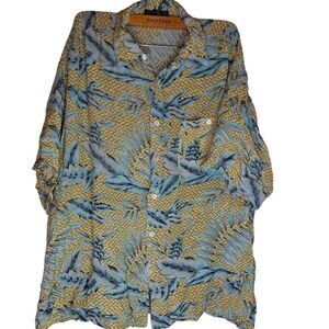 Ferrous Vintage Tropical Hawaiian Button Down Shirt